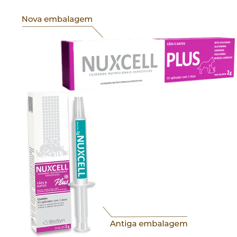 Suplemento Nuxcell Plus para Cães e Gatos